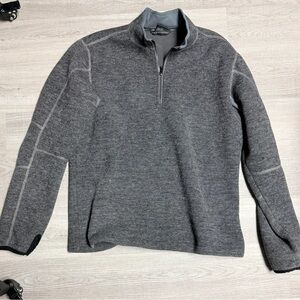 Kuhl Men's Charcoal Zip-Up Sweater